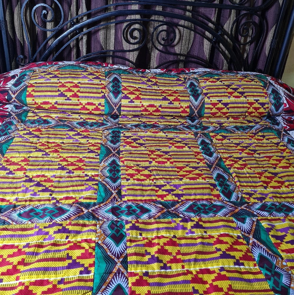 Ankara print patch work Duvet